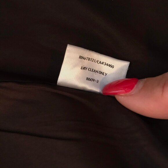 Eileen Fisher Size S Brown Italian Fabric Wool Button-Front Long Blazer Jacket - Picture 9 of 10